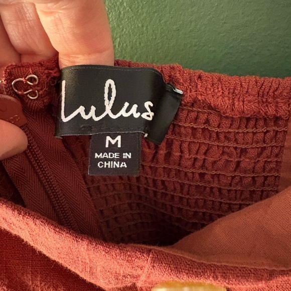 Lulu's Rust Red dress - Picture 2 of 3